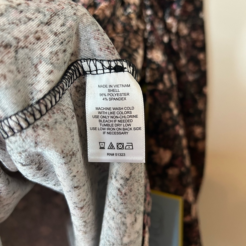 Cece Women’s Long Sleeve Blouse Size 3x Floral Multicolored - Picture 8 of 10
